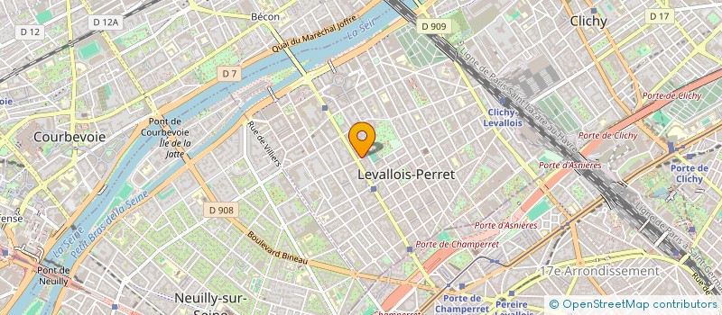 localisation de l'entreprise ENERGAY ASSOCIATION DES LESBIENNES GAYS BI ET TRANS DES INDUSTRIES ELECTRIQUES ET GAZIERES ET DE LEURS AMI(E)S à LEVALLOIS-PERRET