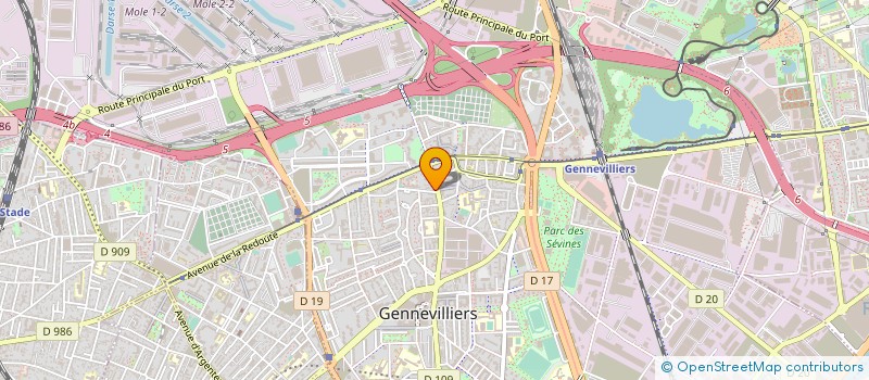 localisation de l'entreprise ENERGAZ à GENNEVILLIERS