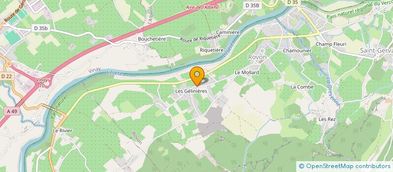 localisation de l'entreprise ENERGEA  ROVON