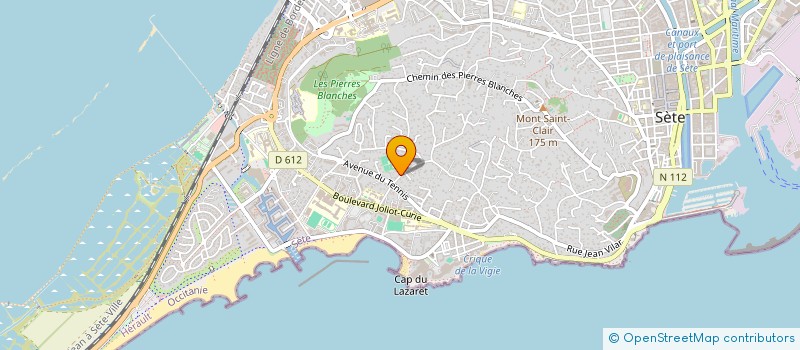 localisation de l'entreprise ENERGEIA à SETE