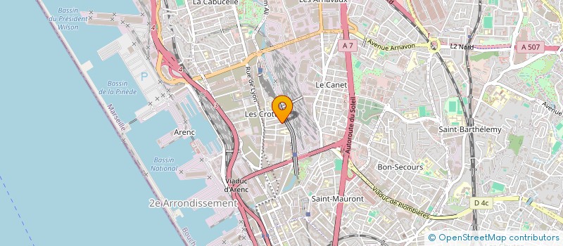 localisation de l'entreprise ENERGEIA ETUDES à MARSEILLE