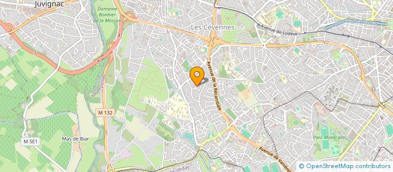localisation de l'entreprise ENERGEKA à MONTPELLIER
