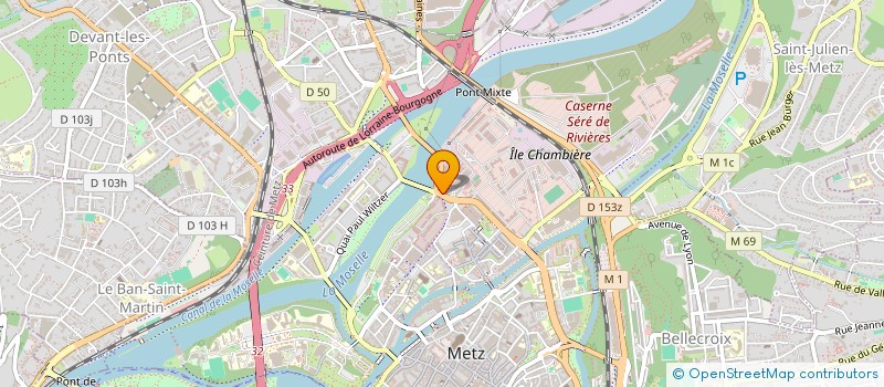 localisation de l'entreprise ENERGEM à METZ