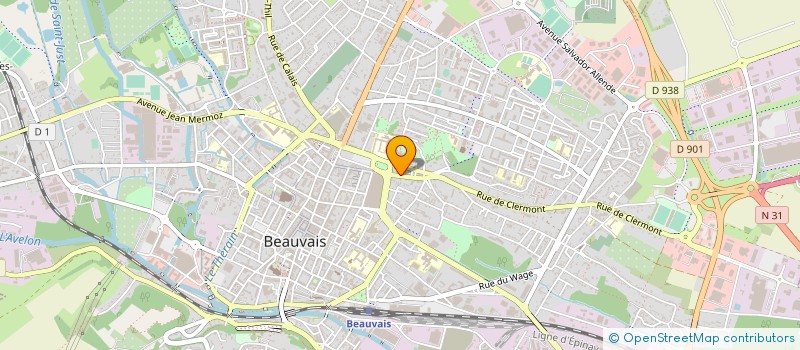 localisation de l'entreprise ENERGENCE à BEAUVAIS