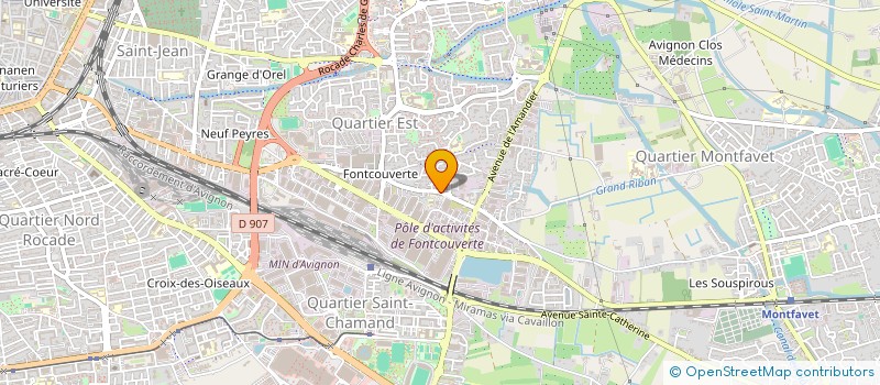 localisation de l'entreprise ENERGEO PACA  AVIGNON