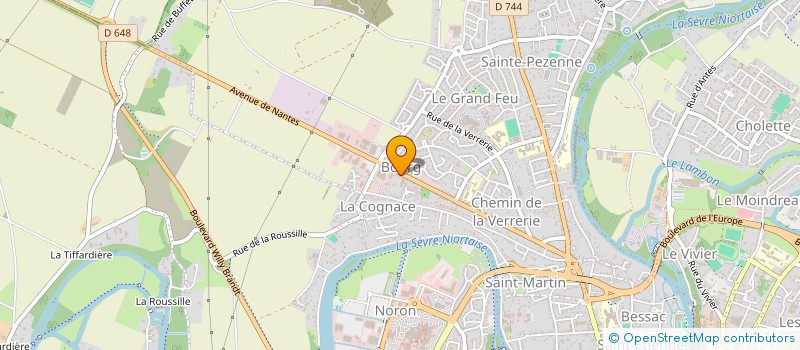 localisation de l'entreprise ENERGEO S.A.V. à NIORT