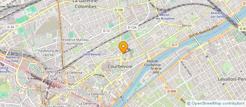 localisation de l'entreprise ENERGEO SOLUTIONS à COURBEVOIE