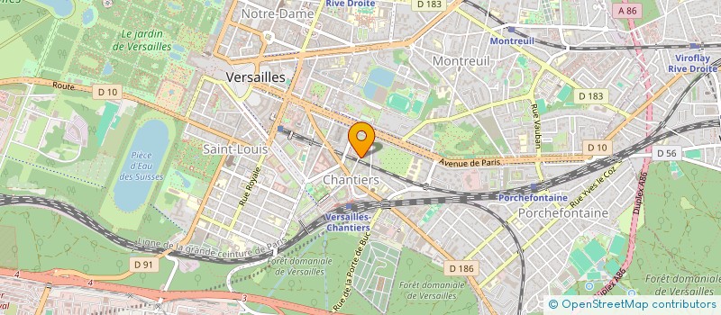 localisation de l'entreprise ENERGEO TECHNOLOGIES à VERSAILLES