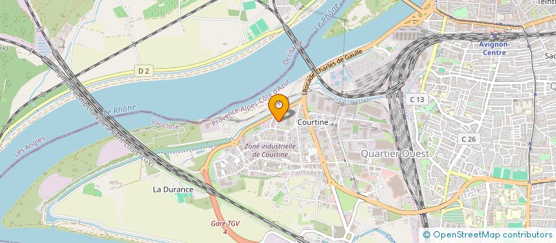 localisation de l'entreprise ENERGETEC BUREAU D ETUDES à AVIGNON