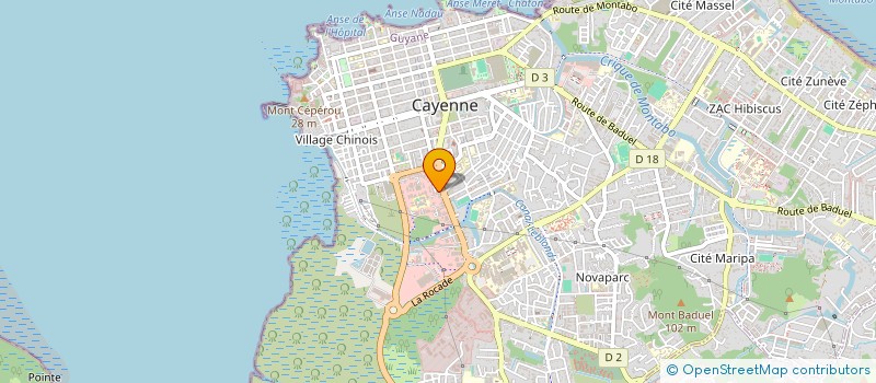localisation de l'entreprise ENERGETIC  CAYENNE