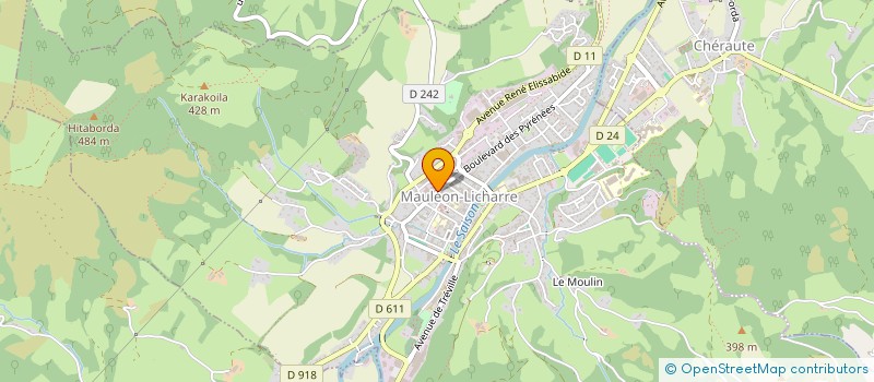 localisation de l'entreprise ENERGETIC CONSULT SUD-OUEST  MAULEON-LICHARRE