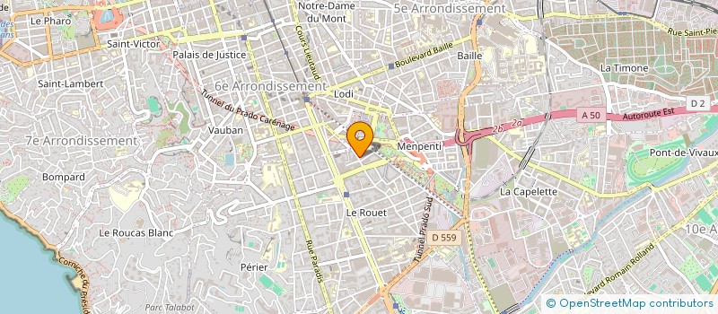 localisation de l'entreprise ENERGETIK à MARSEILLE