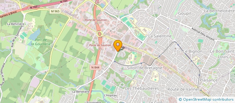 localisation de l'entreprise ENERGETIK FRANCE à SAINT-HERBLAIN