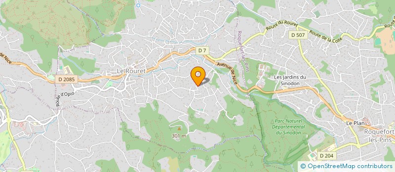 localisation de l'entreprise ENERGETIQUE VITALE  LE ROURET