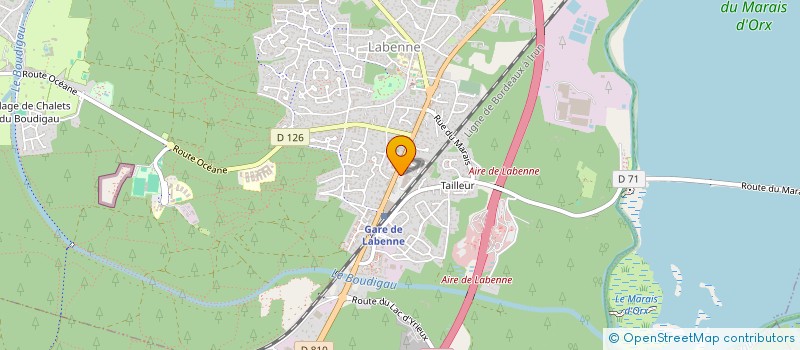 localisation de l'entreprise ENERGETUD ENVIRONNEMENT à LABENNE