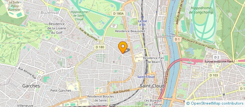 localisation de l'entreprise ENERGETY à SAINT-CLOUD