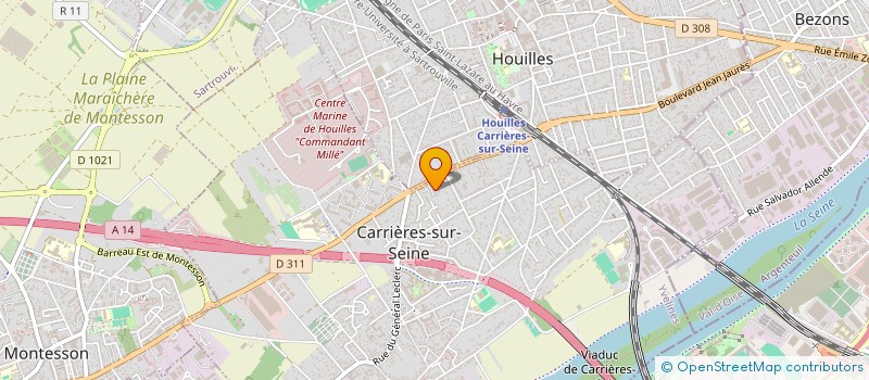 localisation de l'entreprise ENERGHIA à CARRIERES-SUR-SEINE