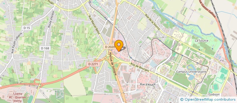 localisation de l'entreprise ENERGIA à OLIVET