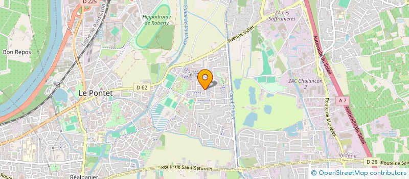 localisation de l'entreprise ENERGIA  LE PONTET