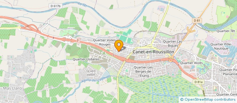 localisation de l'entreprise ENERGIA 66  CANET-EN-ROUSSILLON