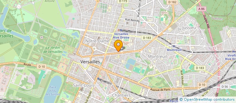localisation de l'entreprise ENERGIA à VERSAILLES