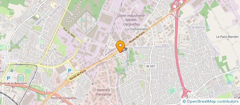 localisation de l'entreprise ENERGIA PLUS à NANTES