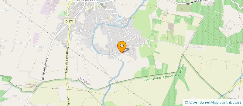 localisation de l'entreprise ENERGIA3  EYRAGUES