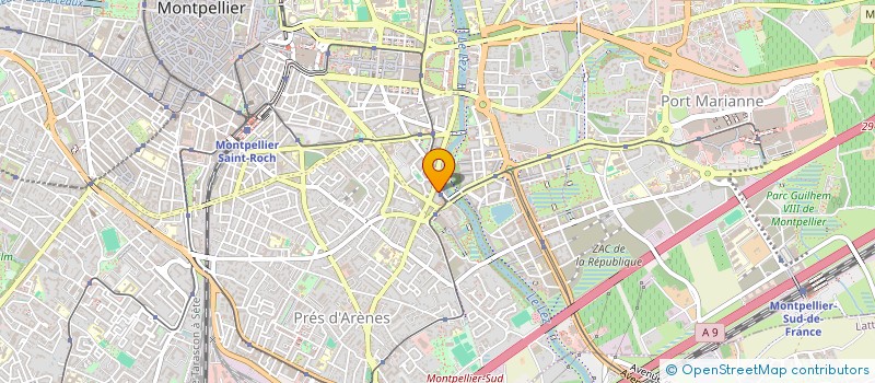 localisation de l'entreprise ENERGIAR à MONTPELLIER