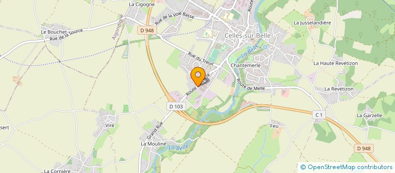 localisation de l'entreprise ENERGIC CELLOIS à CELLES-SUR-BELLE