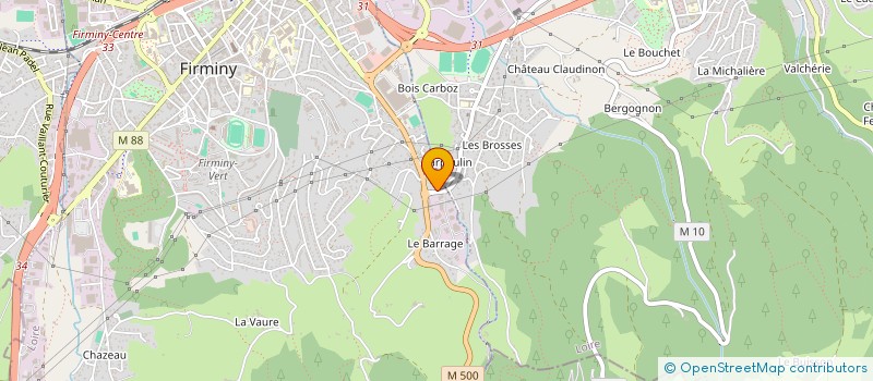 localisation de l'entreprise ENERGID à FIRMINY