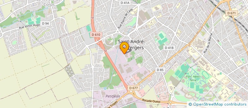 localisation de l'entreprise ENERGIE 10 à SAINT-ANDRE-LES-VERGERS