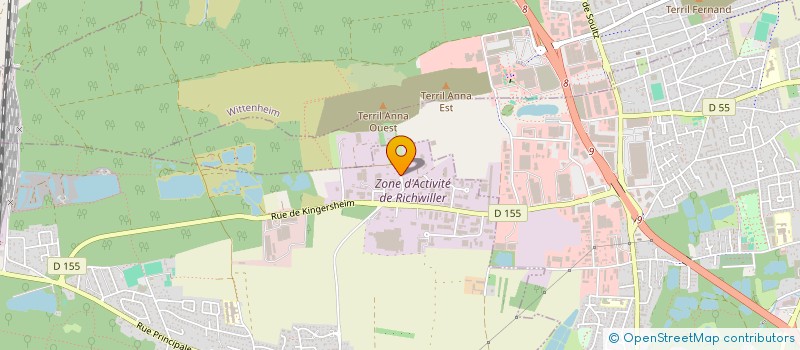 localisation de l'entreprise ENERGIE 2R SARL  RICHWILLER
