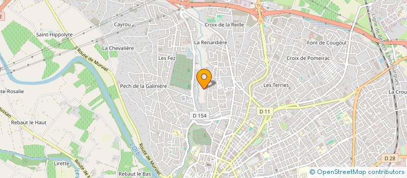 localisation de l'entreprise ENERGIE 34 à BEZIERS