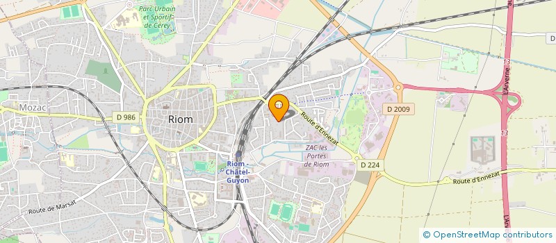 localisation de l'entreprise ENERGIE 380  RIOM