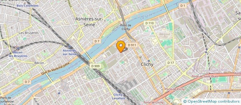 localisation de l'entreprise ENERGIE à CLICHY