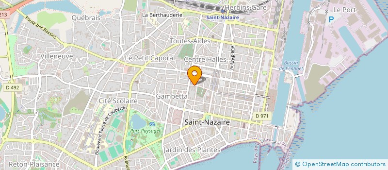 localisation de l'entreprise ENERGIE  SAINT-NAZAIRE