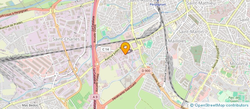localisation de l'entreprise ENERGIE à PERPIGNAN