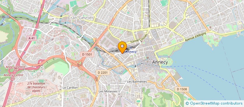 localisation de l'entreprise ENERGIE 74  ANNECY