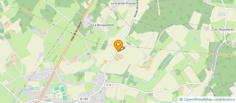 localisation de l'entreprise ENERGIE 8 à CERANS-FOULLETOURTE
