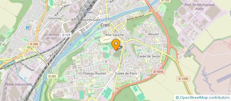 localisation de l'entreprise ENERGIE à CREIL