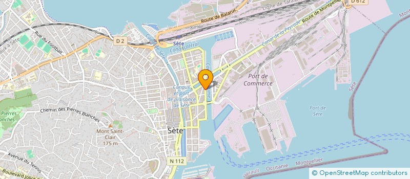 localisation de l'entreprise ENERGIE à SETE