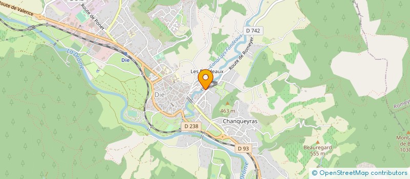 localisation de l'entreprise ENERGIE AU FIL DE L'EAU  DIE