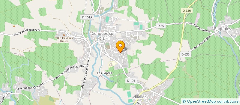 localisation de l'entreprise ENERGIE AUDE  CONQUES-SUR-ORBIEL