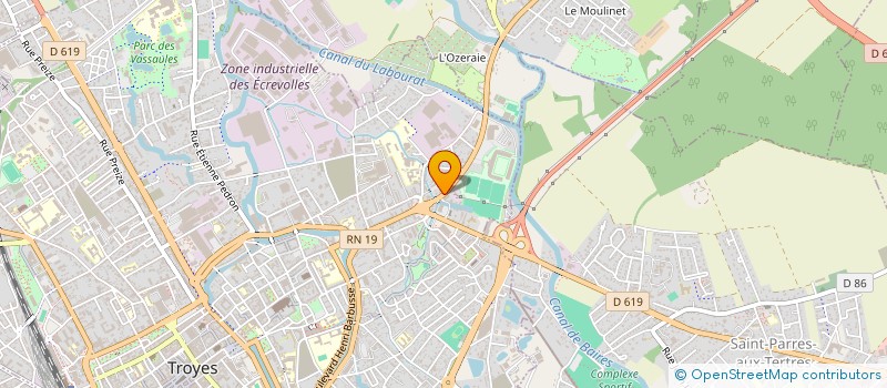 localisation de l'entreprise ENERGIE BAT à TROYES