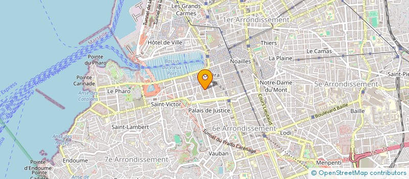 localisation de l'entreprise ENERGIE BATIMENT à MARSEILLE