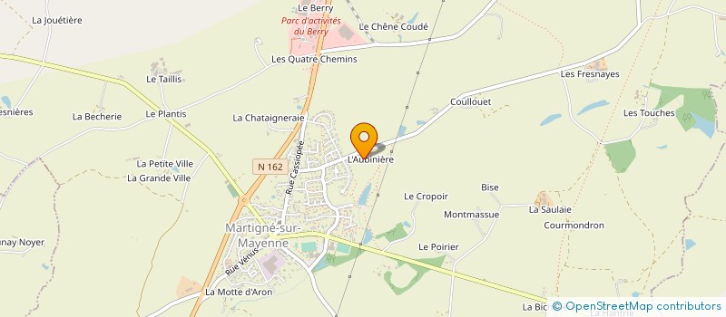 localisation de l'entreprise ENERGIE BE  MARTIGNE-SUR-MAYENNE