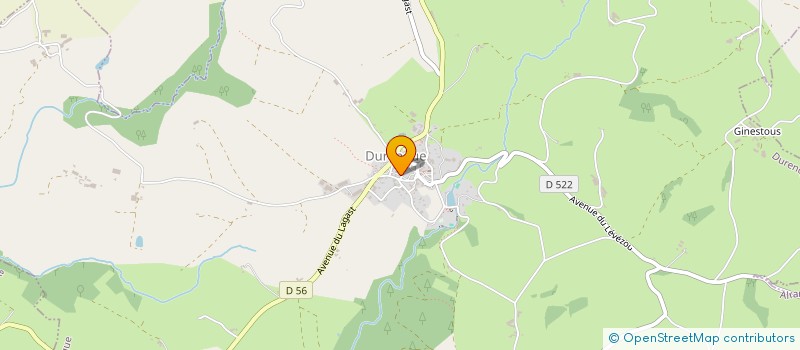 localisation de l'entreprise ENERGIE BELLEVUE  DURENQUE