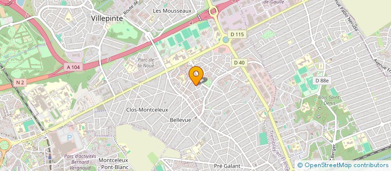 localisation de l'entreprise ENERGIE & BIEN - ETRE à VILLEPINTE