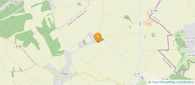 localisation de l'entreprise ENERGIE BIO NORMANDIE  VILLIERS-EN-DESUVRE