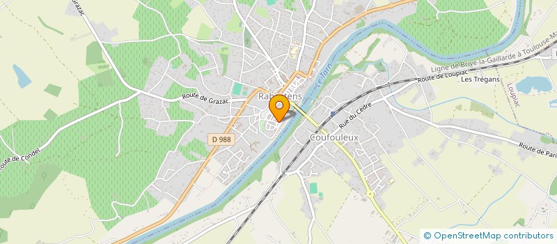 localisation de l'entreprise ENERGIE-BOIS POUR INDUSTRIE ET COLLECTIVITE à RABASTENS